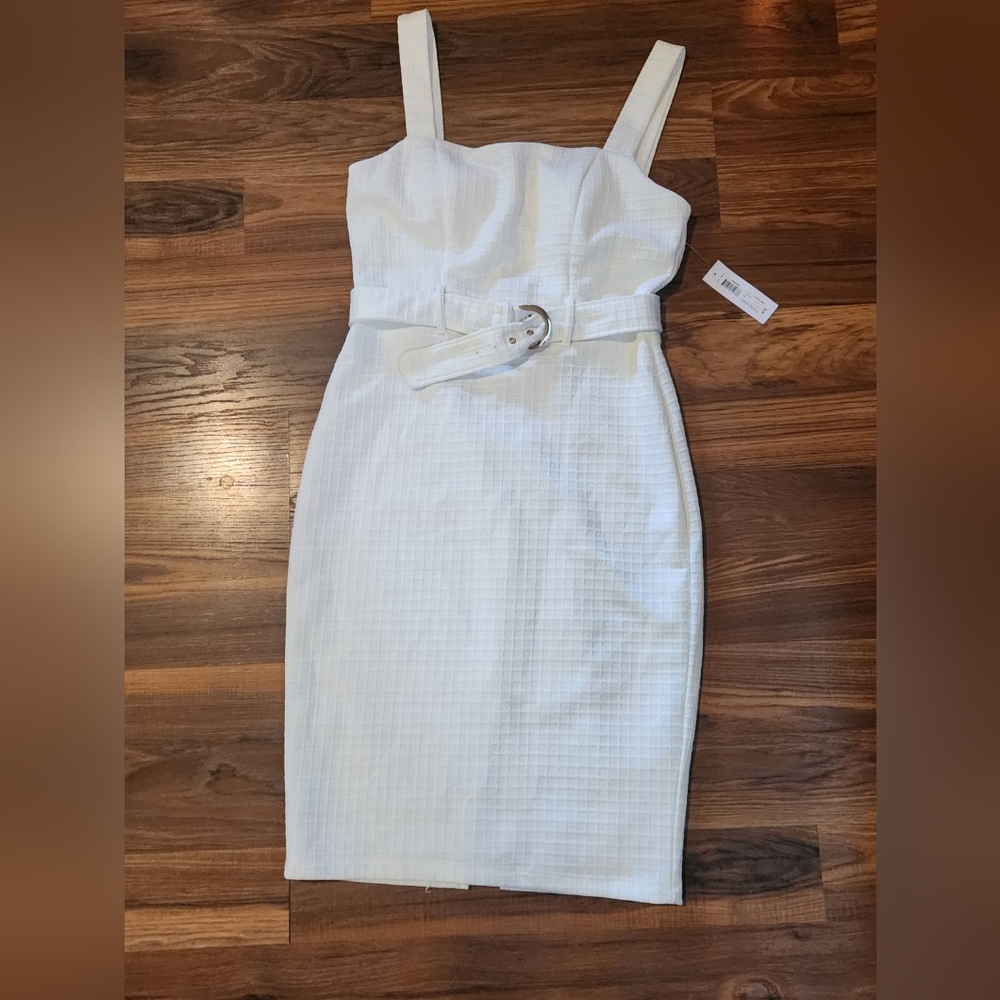 Premier Amour white cocktail dress.